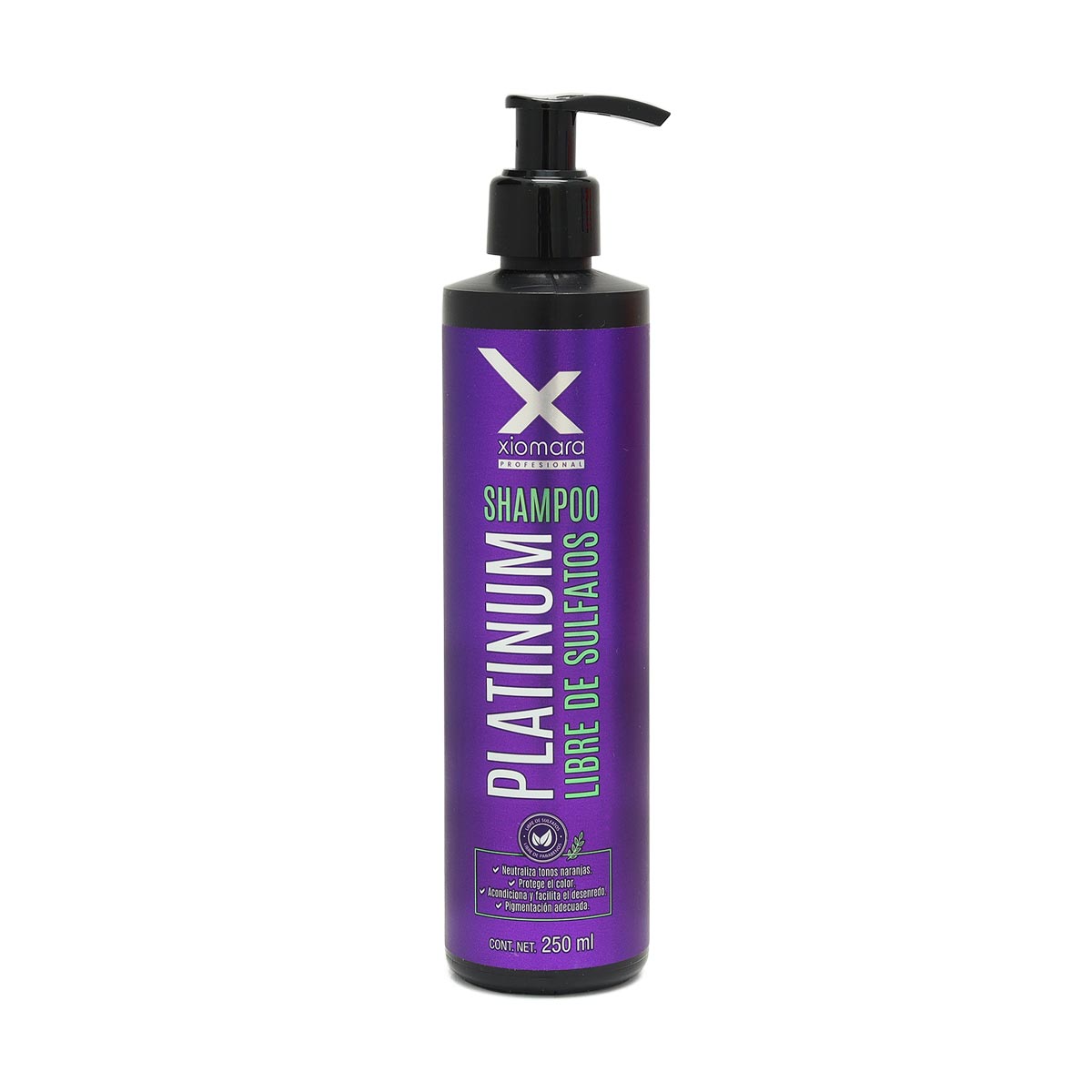 Xiomara - Shampoo Platinum Libre de Sulfatos 250 ML