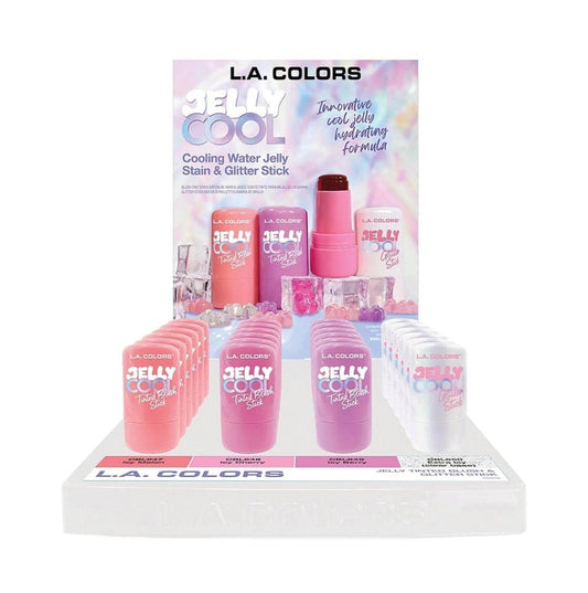 L.A. COLORS JELLY COOL  DISPLEY DE  24 UNIDADES